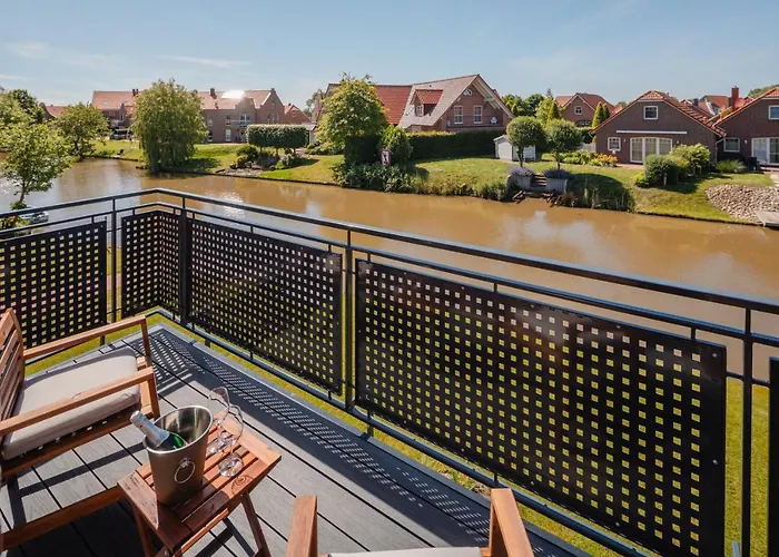 Küsten Suite Ost direkte Wasserlage 2 Balkone 90qm